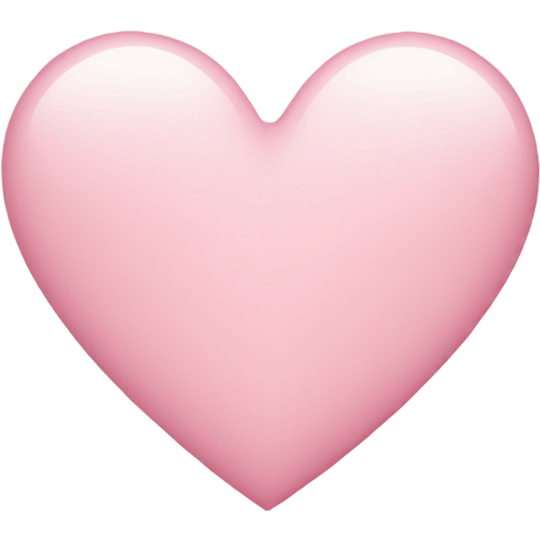 Light Pink Heart emoji