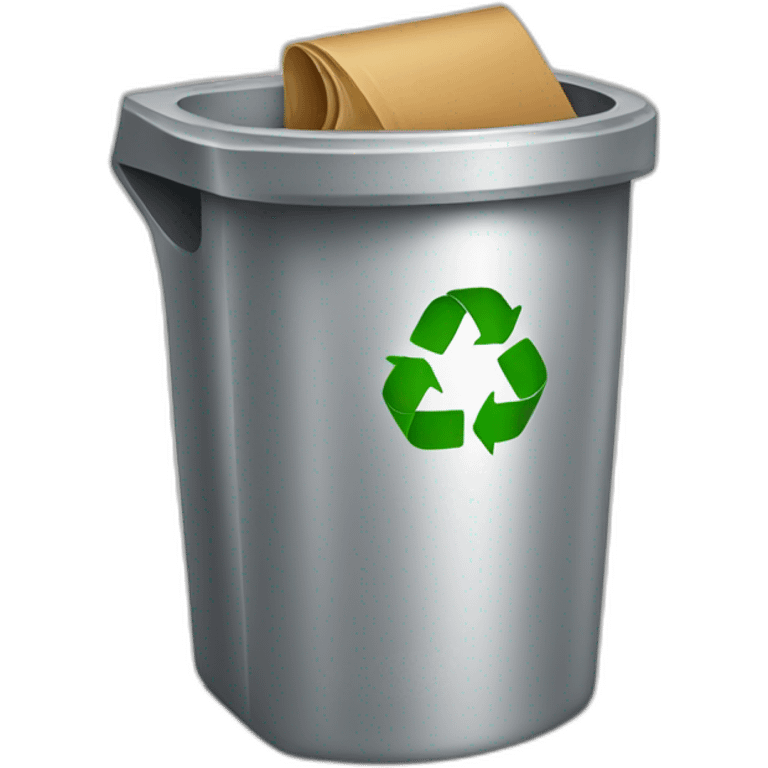 Recycle bin  emoji