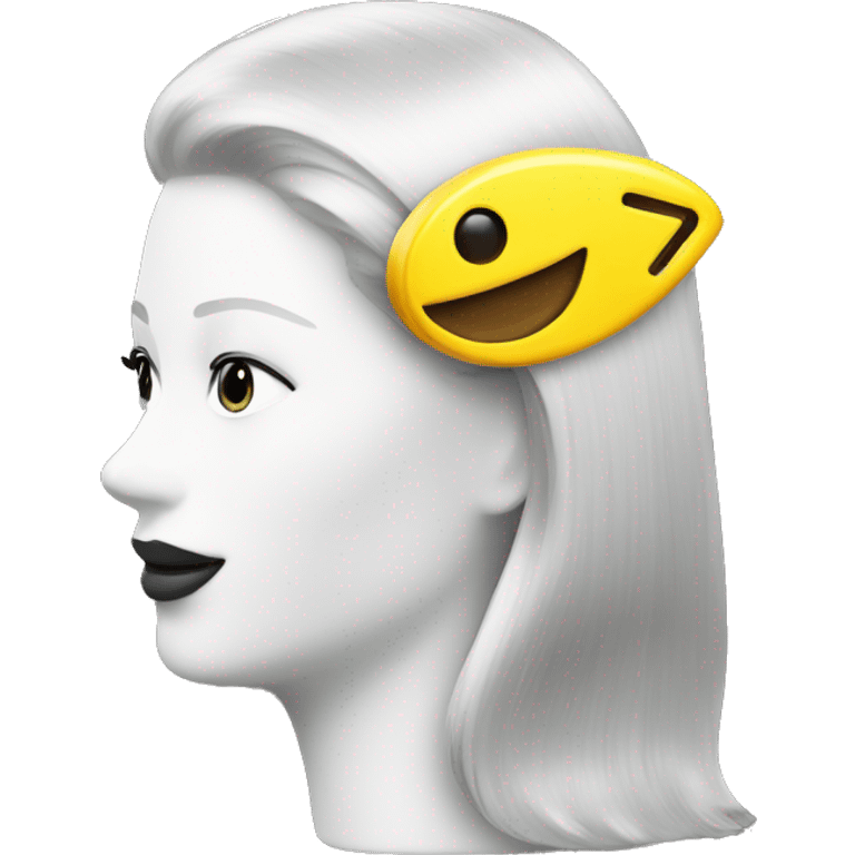 prada hair clip emoji