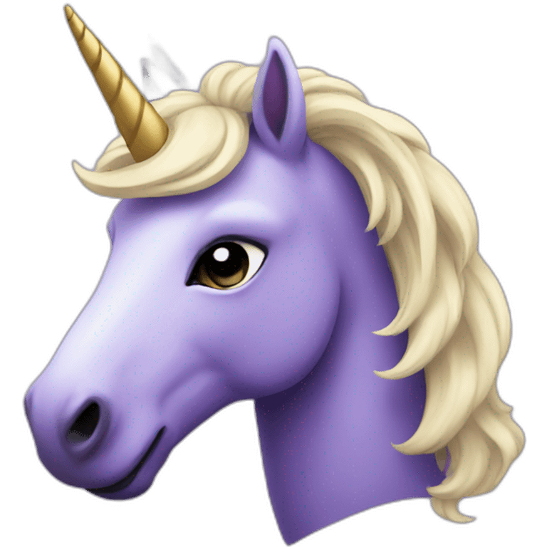 purple unicorn emoji