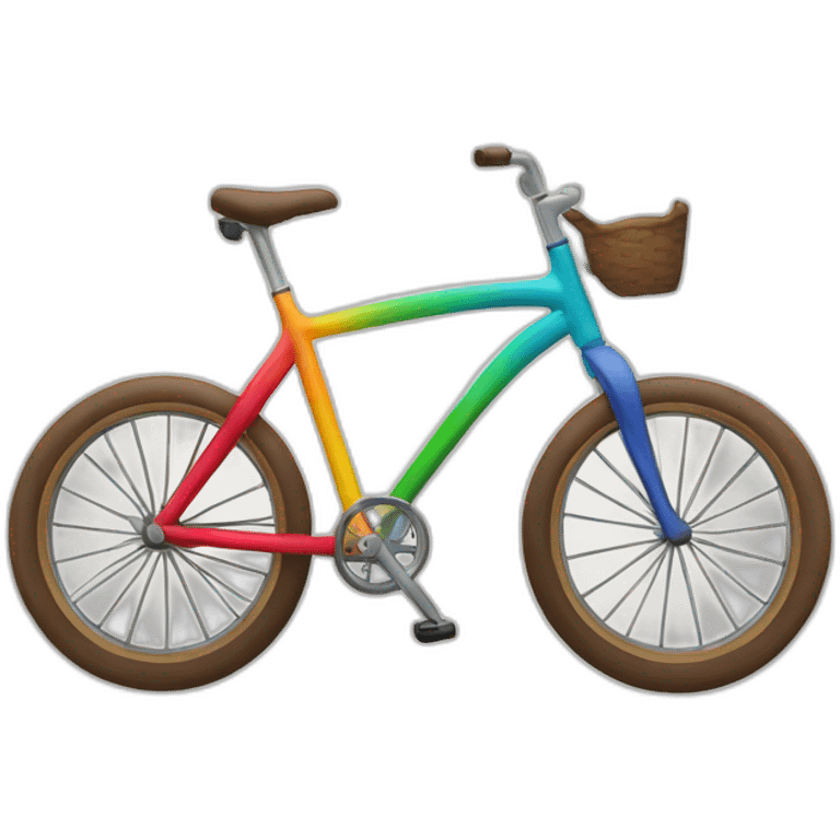 bicicleta de cuatro personas colores emoji