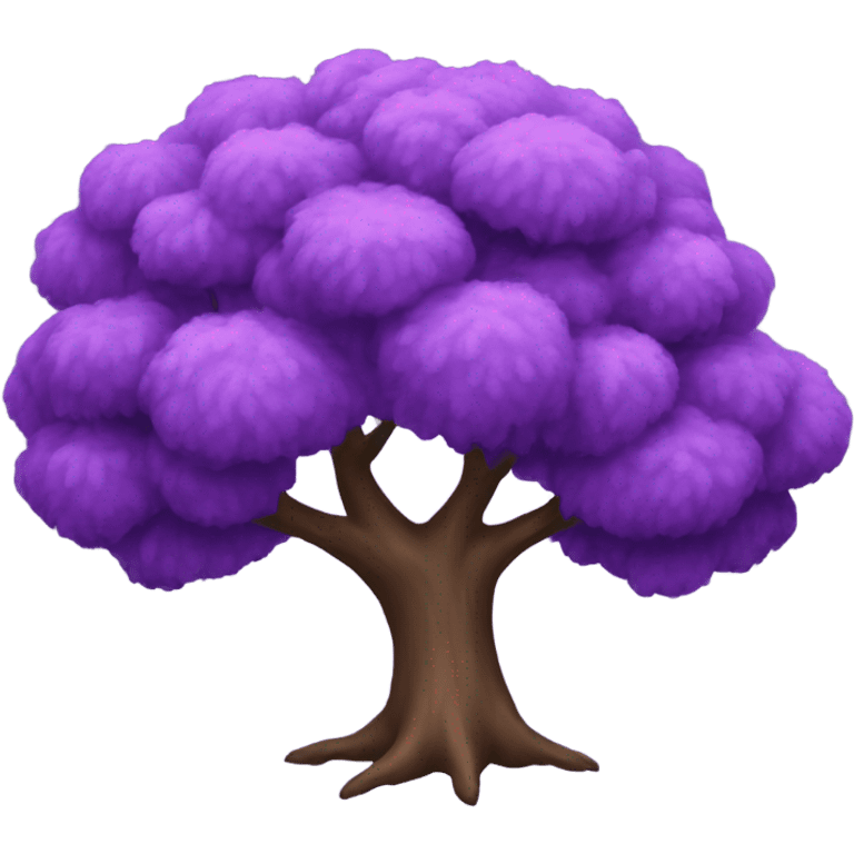 purple tree emoji