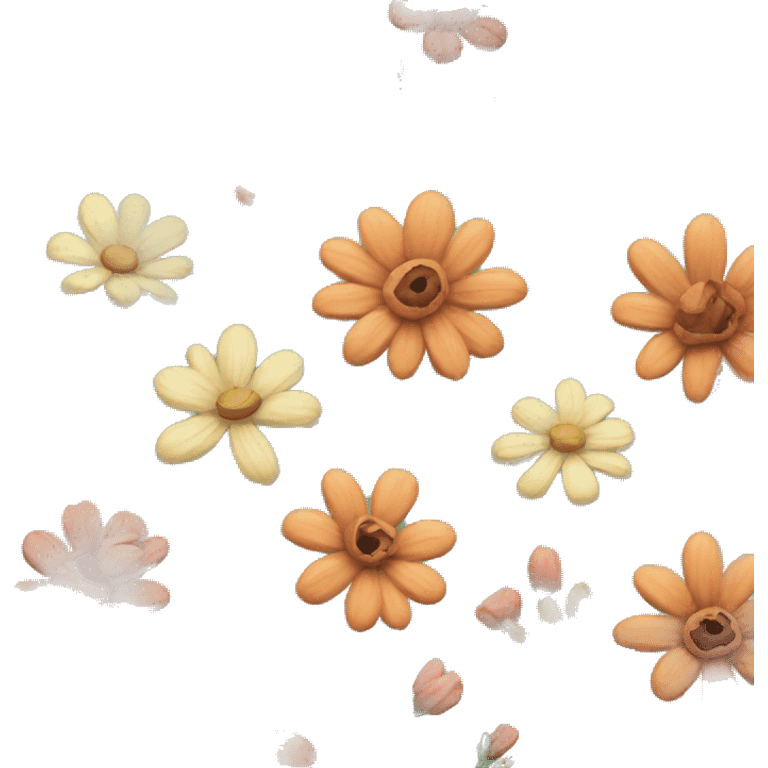 Vintage flowers emoji