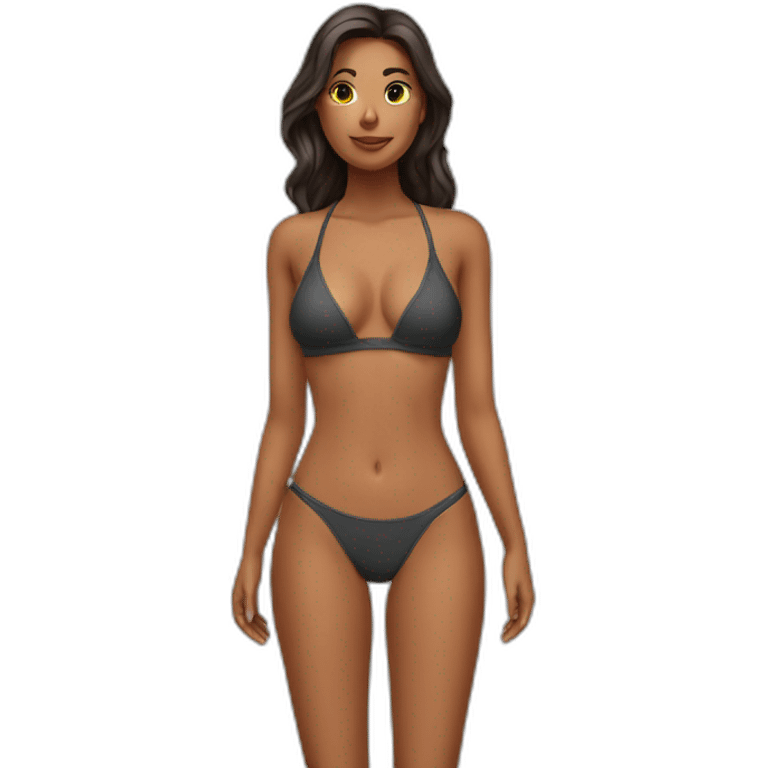 a detailed bikini emoji