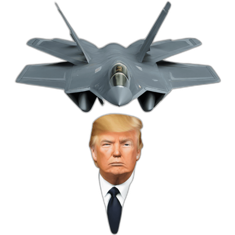 Trump f22 jet emoji