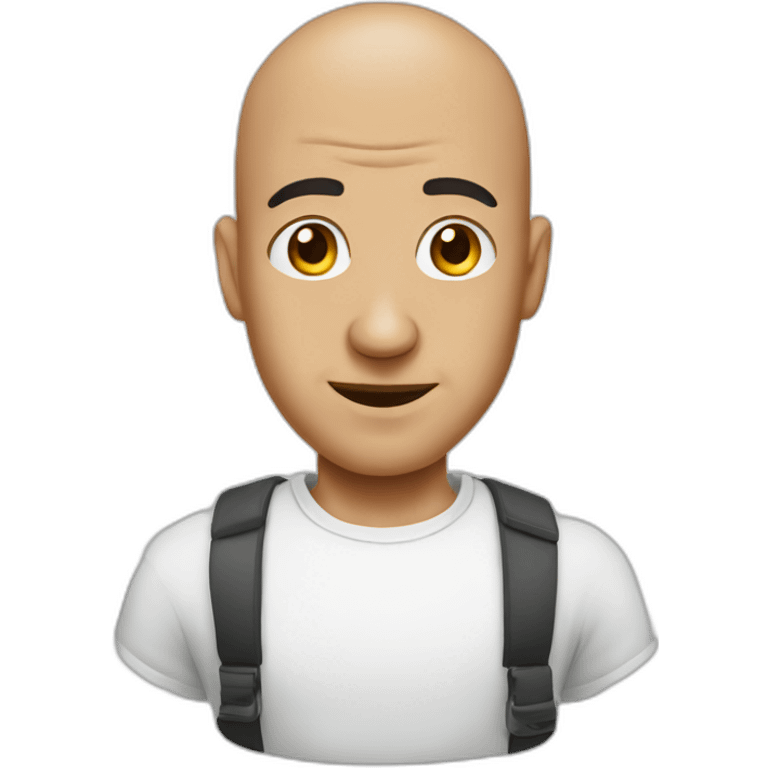 bald man with big nose emoji