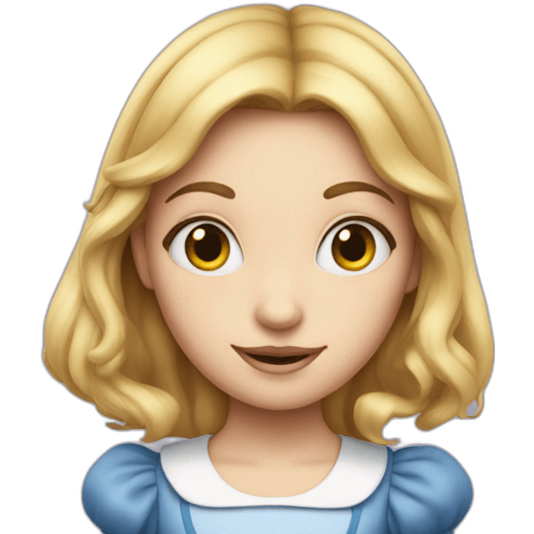 Alice in wonderland emoji