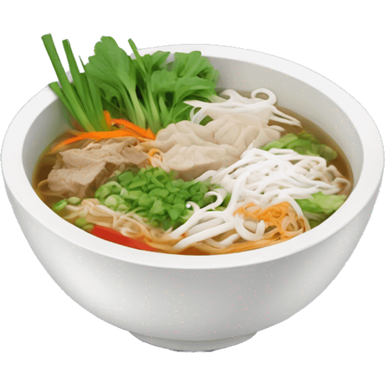 Pho bowl emoji