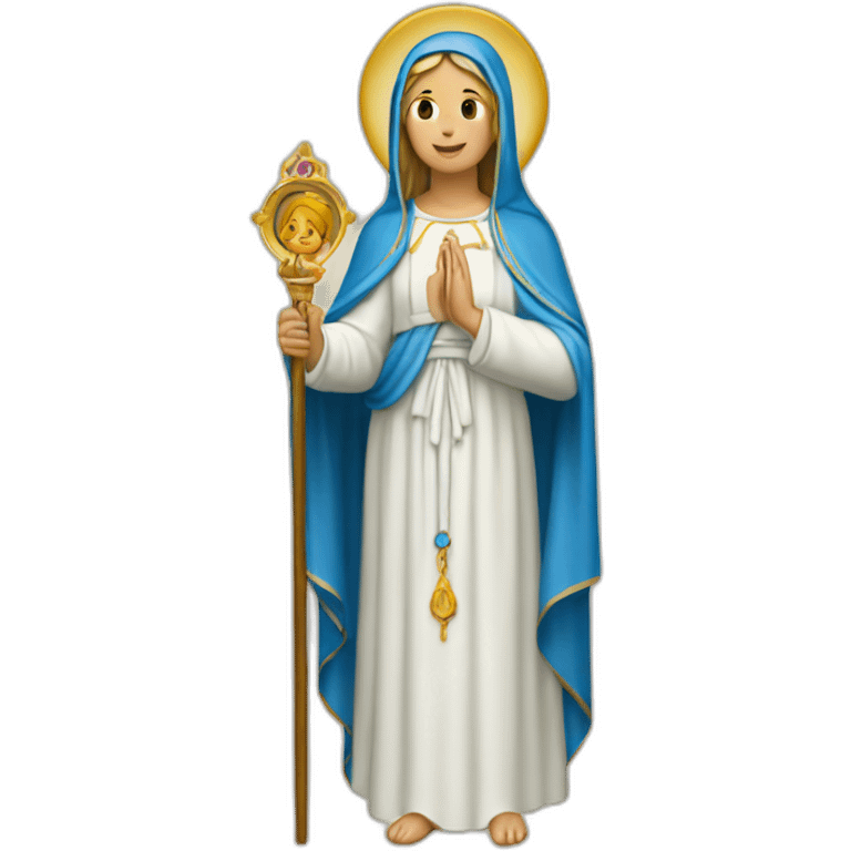 our lady of lourdes emoji