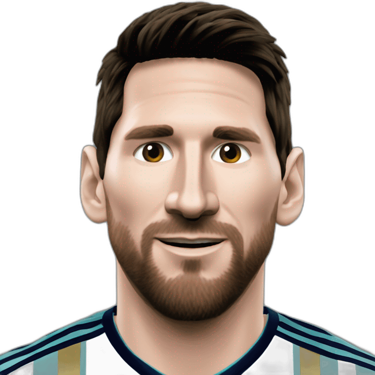 messi on real madroid emoji