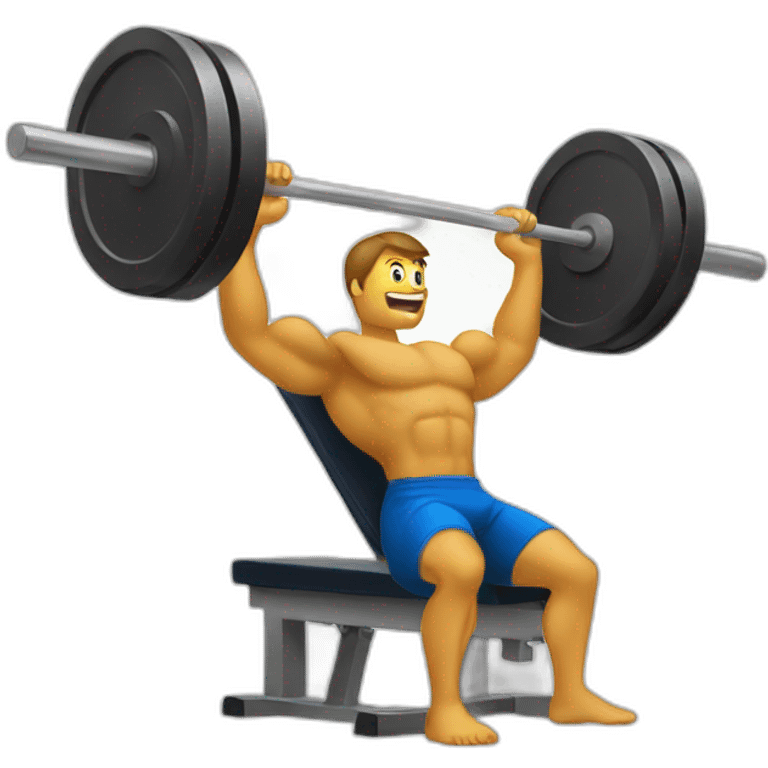 Bench press emoji