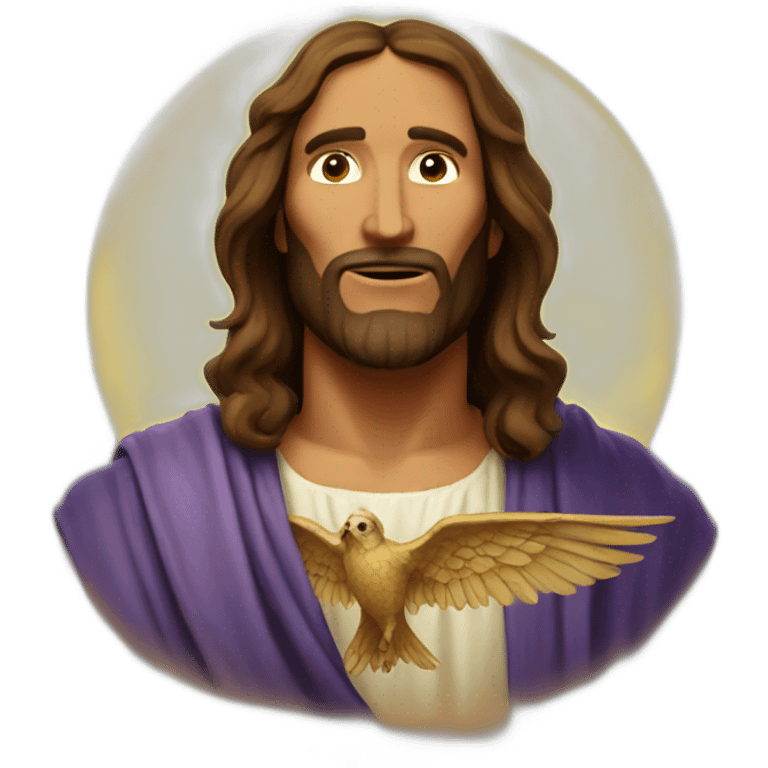 Raptor Jesus emoji