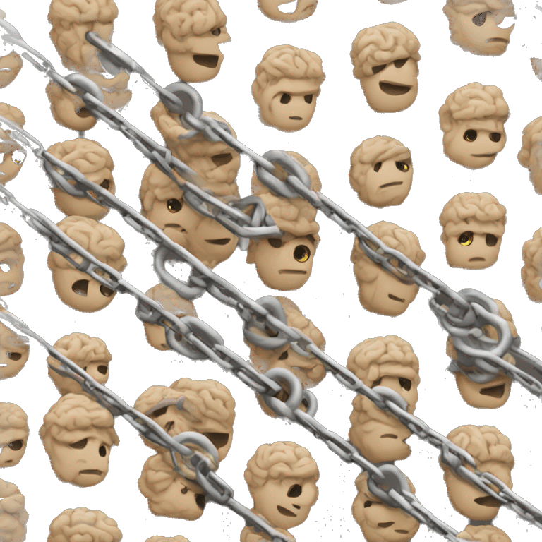 brain in chains emoji