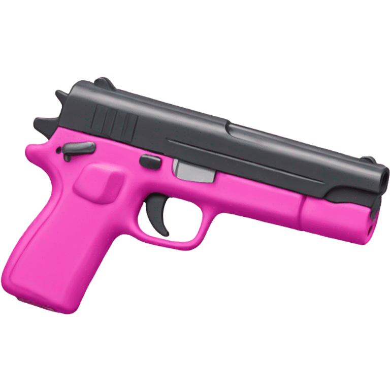 Pink gun emoji