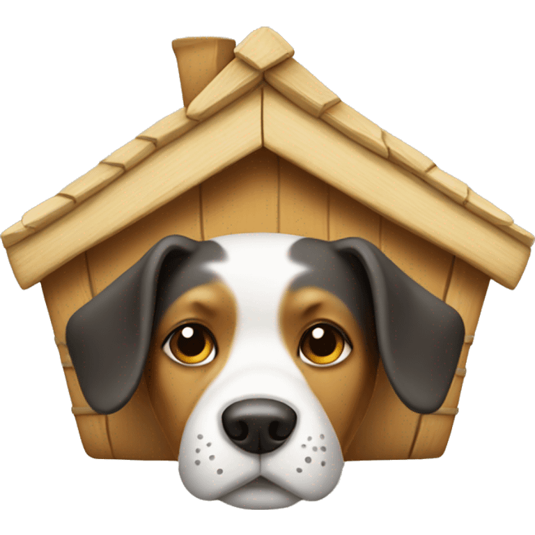 dog with hut emoji