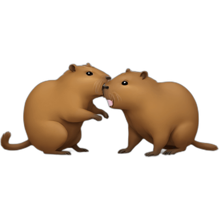 capybara fight emoji