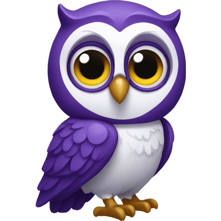 purple owl emoji