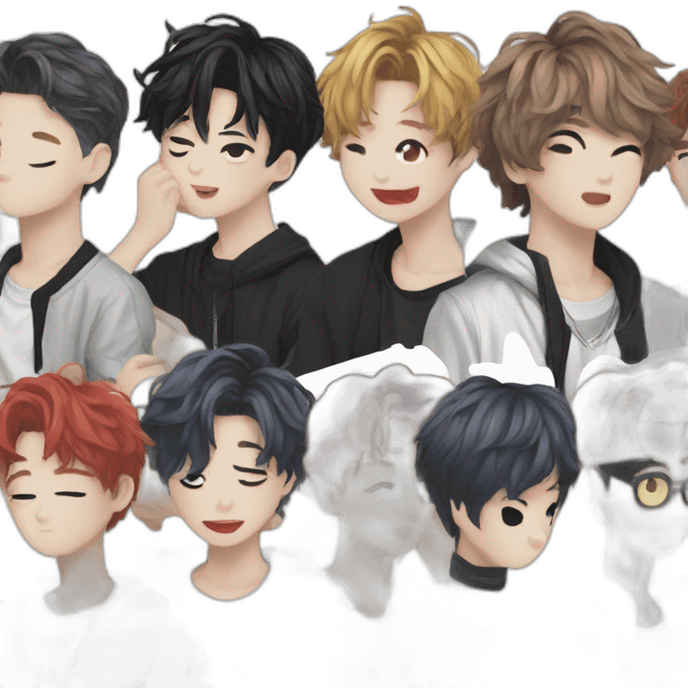 Straykids kpop group emoji