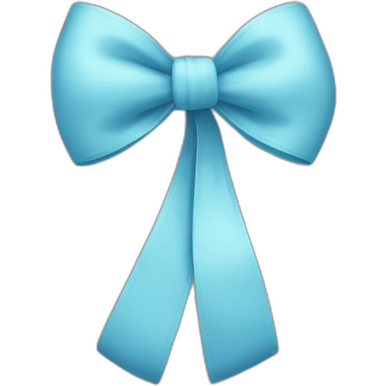 baby blue bow emoji