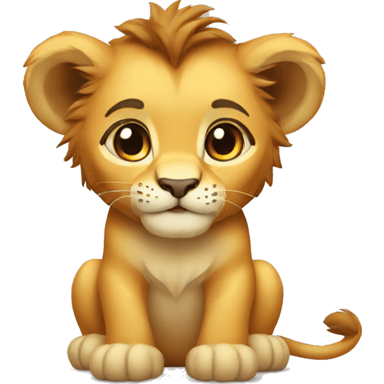 Lion cub emoji