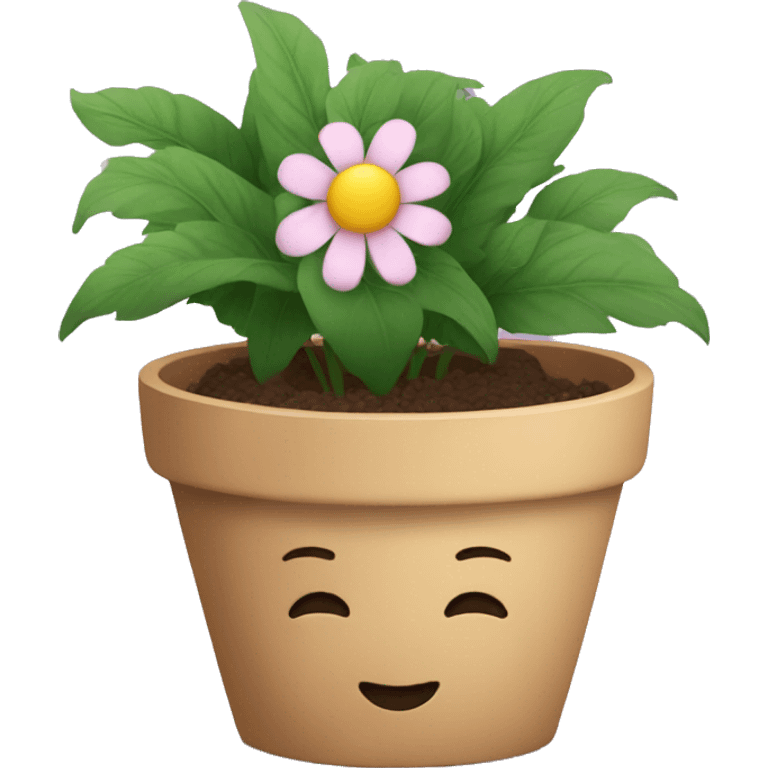 flowers in a pot emoji