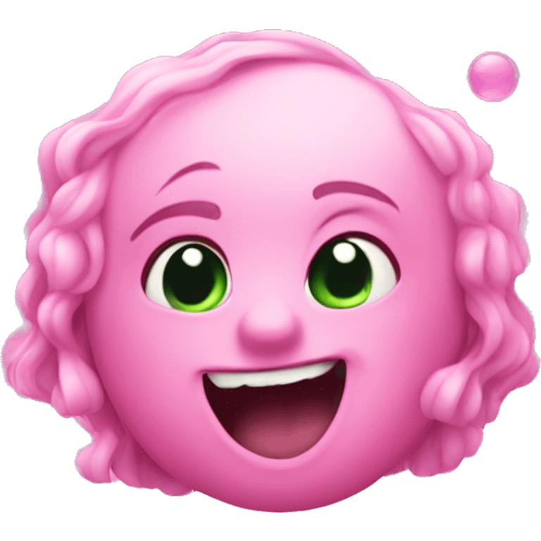 Pink Bubbles inspired by the musical Wicked emoji