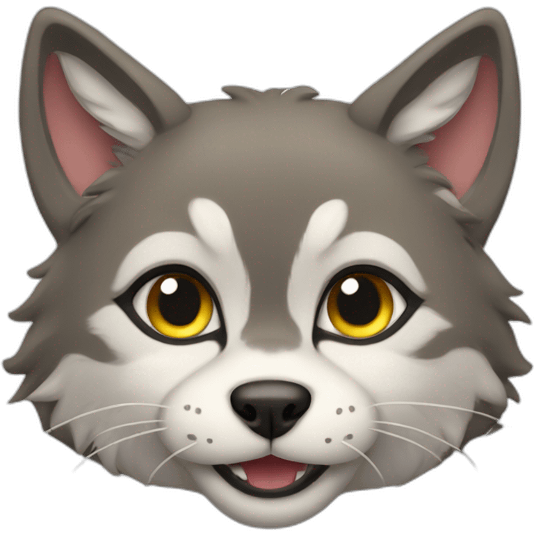 wolf cat emoji