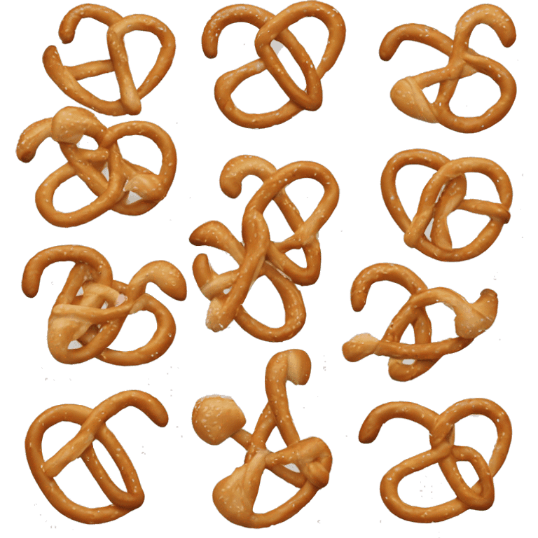 Pretzel dancing emoji