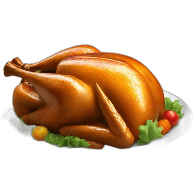 juicy baked turkey emoji