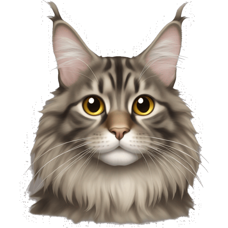 Maine coon cat  emoji