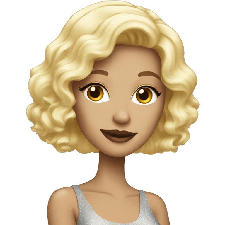 Glamour blonde  emoji