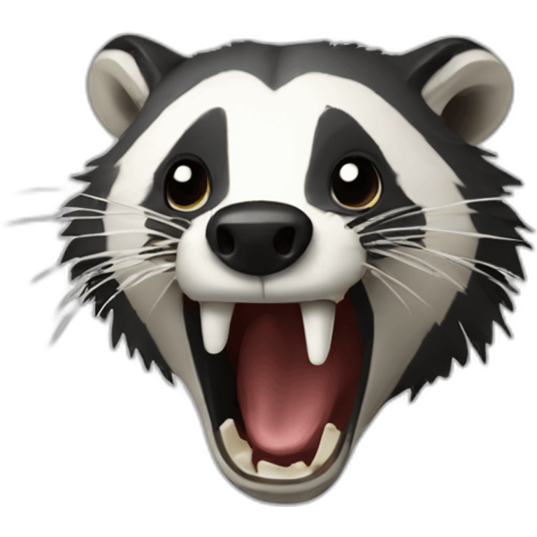 Rabid badger emoji