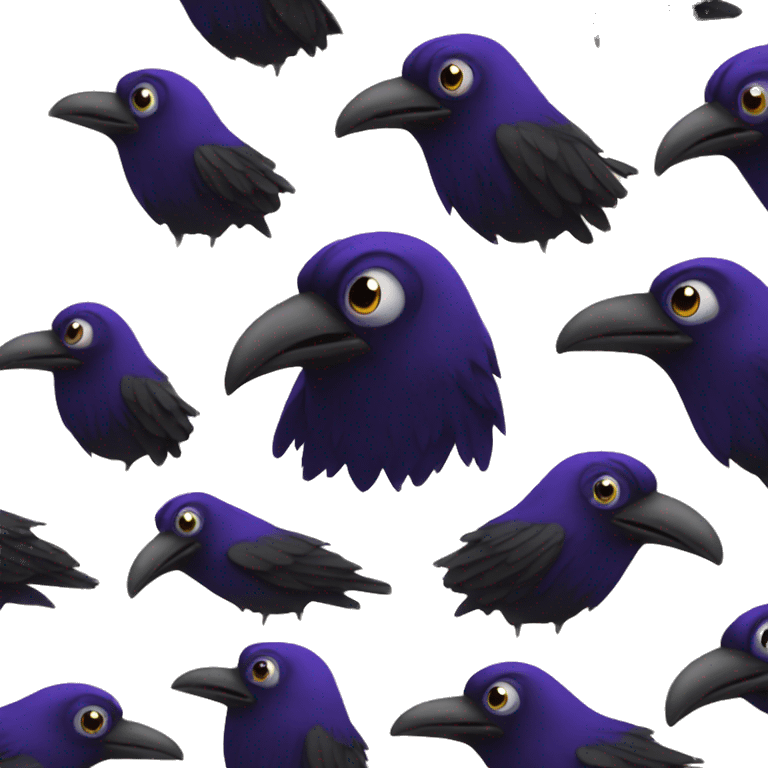 Raven  emoji