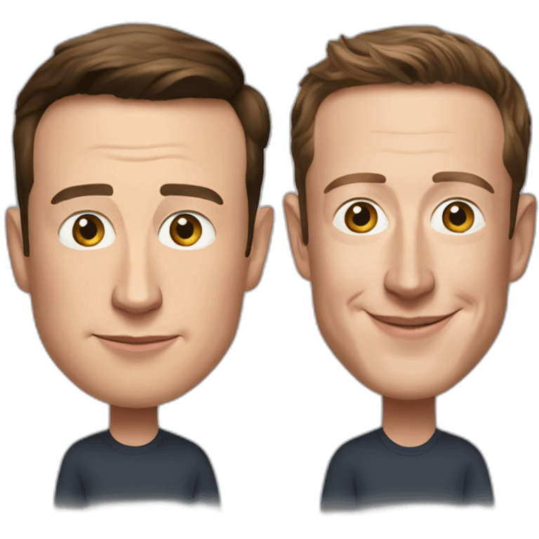 elon musk and mark zuckerberg emoji