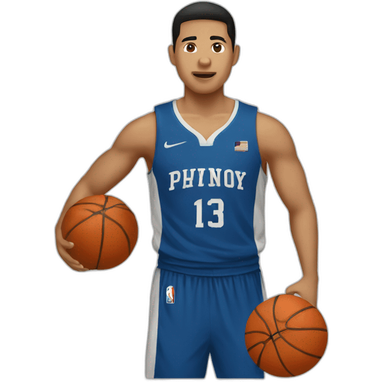 pinoy playing basketball emoji