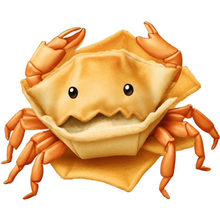 Crab rangoon emoji