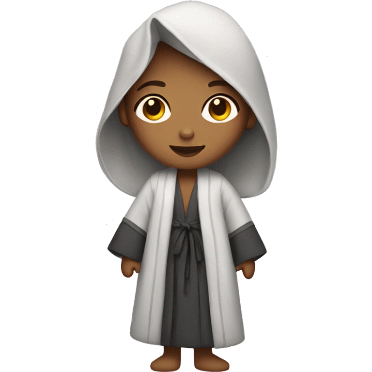 girl with robe  emoji