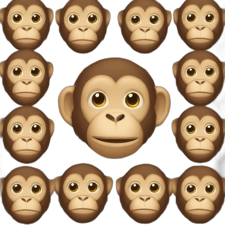 Monkey iphone emoji