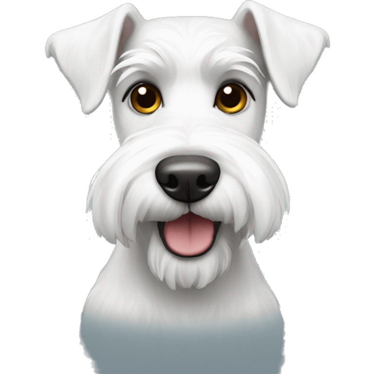 White schnauzer  emoji