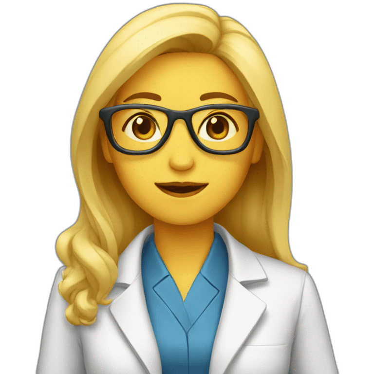 Scientist woman emoji