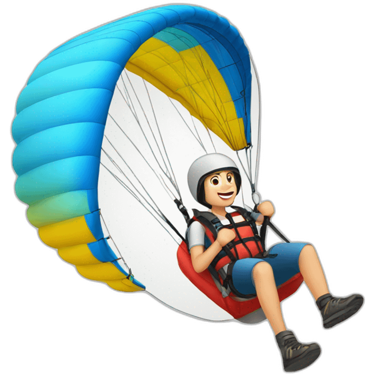 birthday Paragliding emoji