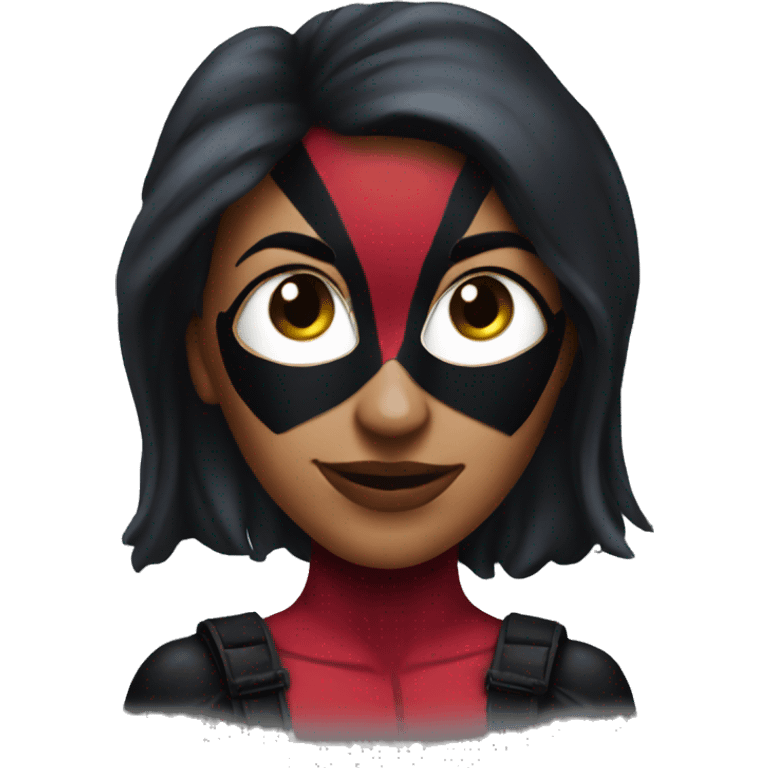 Lady deadpool emoji