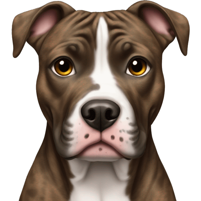 Brindle pitbull emoji