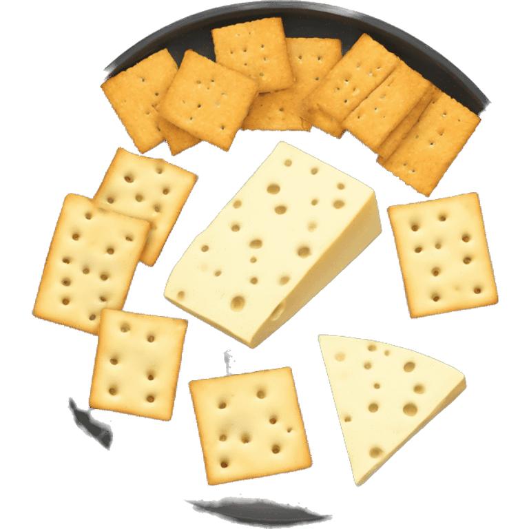 cheese and crackers tray emoji