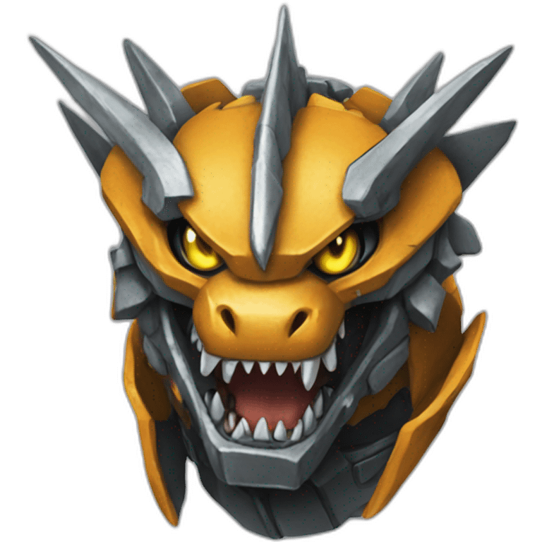 metal greymon  emoji