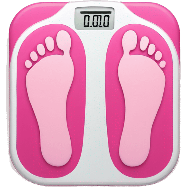 Pink body weight scale  emoji