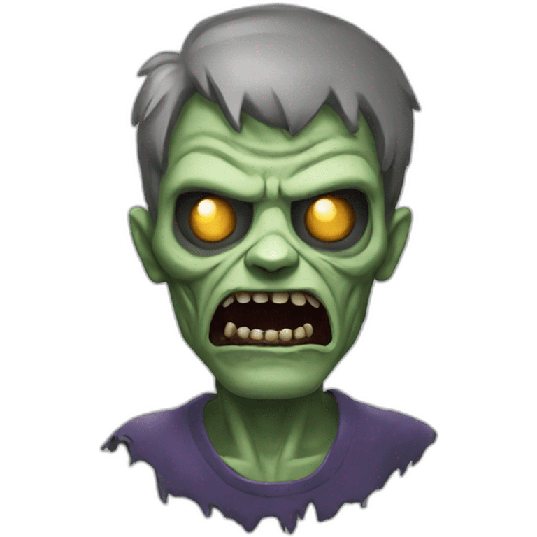 crazy zombi emoji