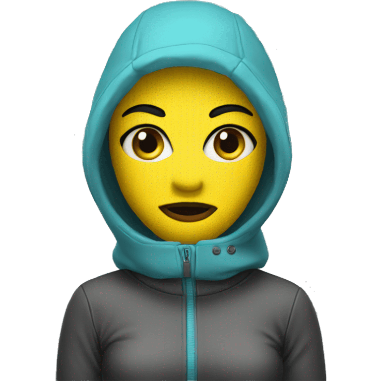 Ski mask girl emoji