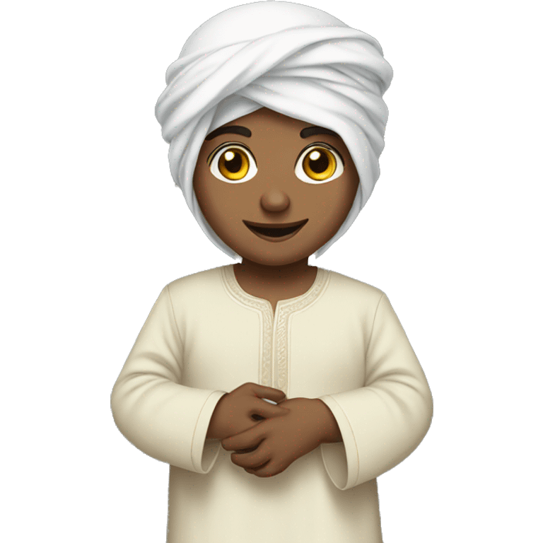 Arab, infant emoji