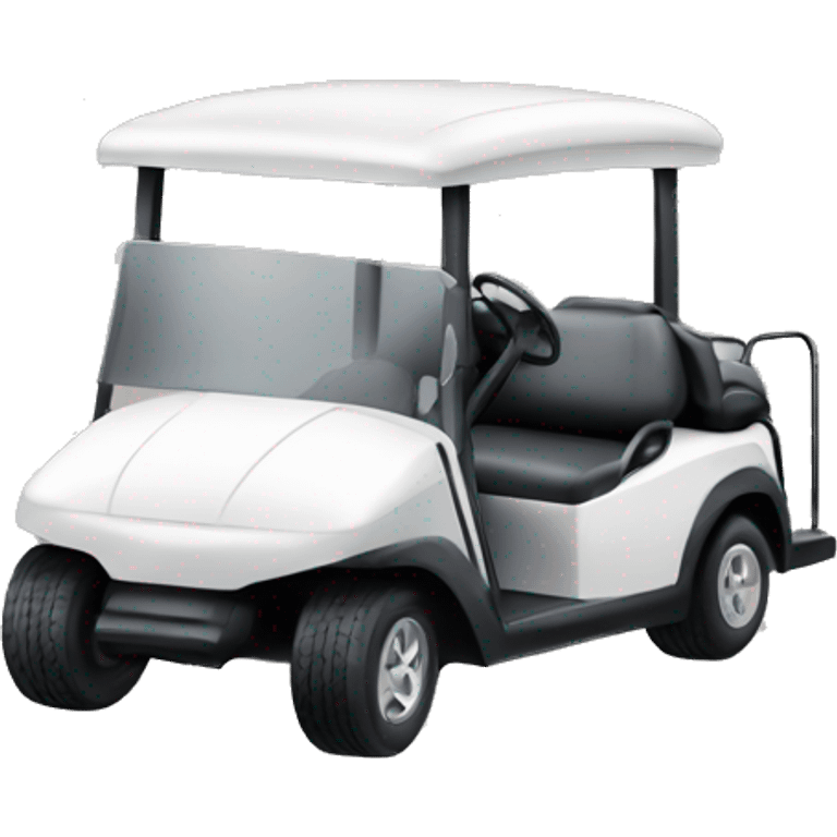 Speeding golf cart emoji